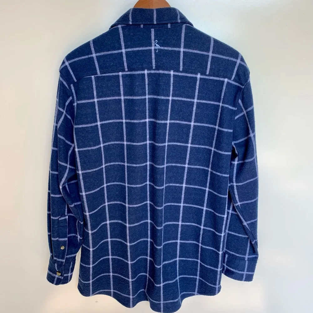 Tailorbyrd Plaid Flannel Button Down Sweatshirt - Picture 5 of 9